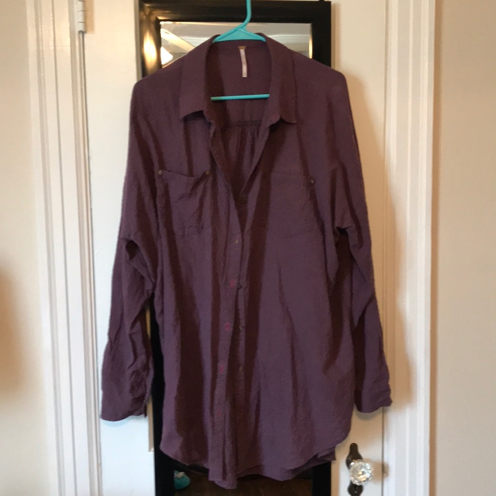 Free people button up